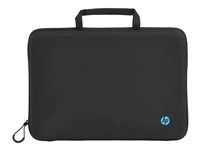 HP Mobility - Kannettavan tietokoneen kantolaukku - 14" - musta, blue accent (pakkaus sisältää 10) malleihin Elite c640 G3; Elite x2; Fortis 14 G10; ProBook Fortis 14 G9 4U9G9A6