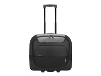 Targus CityGear Travel Laptop Roller - Kannettavan tietokoneen kantolaukku - 17.3" - musta TCG717GL