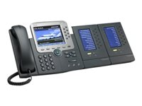Cisco Unified IP Phone Expansion Module 7916 - Avaimen laajennusmoduuli tuotteelle VoIP-puhelin - tummanharmaa malleihin Unified IP Phone 7962G, 7965G, 7975G CP-7916=