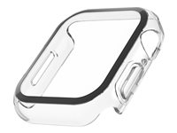 Belkin SCREENFORCE TemperedCurve - Puskurikuori älykellolle - näytönsuojus - polykarbonaatti, karkaistu lasi (9H) - kirkas malleihin Apple Watch (40 mm, 41 mm) OVG003ZZCL