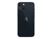 Apple iPhone 13 - 5G älypuhelin - Kaksois-SIM / sisäinen muisti 128 Gt - OLED-näyttö - 6.1" - 2532 x 1170 pikseliä - 2 takakameraa 12 MP, 12 MP - front camera 12 MP - keskiyö MLPF3KG/A