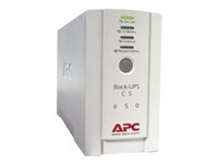 APC Back-UPS CS 650 - UPS - Vaihtovirta 230 V - 400 watti(a) - 650 VA - RS-232, USB - lähtöliittimet: 4 - beige BK650EI