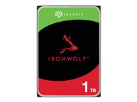 Seagate IronWolf ST1000VN008 - Kiintolevyasema - 1 Tt - sisäinen - 3.5" - SATA 6Gb/s - 5400 kierrosta/min - puskuri: 256 Mt ST1000VN008