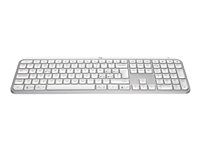 Logitech MX Keys S - Näppäimistö - taustavalaisu - langaton - Bluetooth LE - QWERTY - pohjoismainen (tanska/suomi/norja/ruotsi) - näppäinkytkin: saksi-avain - kalpean harmaa 920-011582