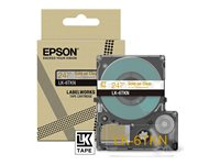 Epson LabelWorks LK-6TKN - Metallinen - kulta kirkkaalla - Rulla (2,4 cm x 9 m) 1 kasetti(a) ripustuslaatikko - nauhakasetti malleihin LabelWorks LW-C610 C53S672098