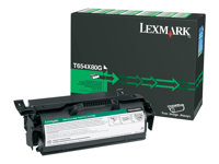 Lexmark - Erittäin tuottoisa - musta - alkuperäinen - väriainekasetti malleihin Lexmark T654dn, T654dtn, T654n T654X80G