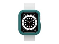 LifeProof Eco-Friendly - Kotelo älykellolle - valtameriperäinen kierrätetty muovi - vihreä/oranssi, down under malleihin Apple Watch (44 mm) 77-83797