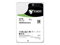 Seagate Exos X20 ST20000NM003D - Kiintolevyasema - salattu - 20 Tt - sisäinen - SAS 12Gb/s - 7200 kierrosta/min - puskuri: 256 Mt - Self-Encrypting Drive (SED) ST20000NM003D