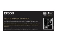 Epson Traditional Photo Paper - Rulla (61 cm x 15 m) - 300 g/m² - valokuvapaperi malleihin SureColor SC-P10000, P20000, P6000, P7000, P7500, P8000, P9000, P9500, T3200, T5200, T7200 C13S045055