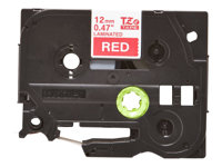 Brother TZe-435 - Valkoinen punaisella - Rulla (1,2 cm x 8 m) 1 kasetti(a) laminaattinauha malleihin Brother PT-D210, D600, E115, H110, H200; P-Touch PT-1005, H107; P-Touch Cube Plus PT-P710 TZE435