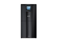 APC Smart-UPS C 3000VA LCD - UPS - Vaihtovirta 230 V - 2100 watti(a) - 3000 VA - USB - lähtöliittimet: 7 - musta SMC3000I