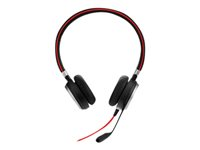 Jabra Evolve 40 UC stereo - Kuuloke + mikrofoni - korvien päällä - langallinen - 3,5 mm jakkiliitin 6399-829-209