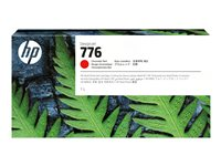 HP 776 - 1 L - suuri kapasiteetti - kromaattinen punainen - alkuperäinen - DesignJet - mustepatruuna malleihin DesignJet Z9+ Pro 1XB10A