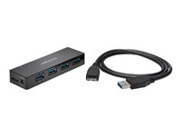 Kensington UH4000C - Hub - 4 x SuperSpeed USB 3.0 - työpöytä K39122EU