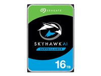 Seagate SkyHawk AI ST16000VE002 - Kiintolevyasema - 16 Tt - sisäinen - 3.5" - SATA 6Gb/s - puskuri: 256 Mt - sekä 3 vuoden Seagate Rescue Data Recovery ST16000VE002