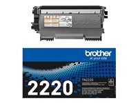 Brother TN2220 - Musta - alkuperäinen - väriainekasetti malleihin Brother DCP-7060, 7065, 7070, HL-2220, 2240, 2250, 2270, MFC-7360, 7460, 7860; FAX-2840 TN2220