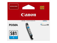 Canon CLI-581C - 5.6 ml - sinivihreä - alkuperäinen - mustesäiliö malleihin PIXMA TS6251, TS6350, TS6351, TS705, TS8252, TS8350, TS8351, TS8352, TS9550, TS9551 2103C001