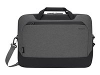 Targus Cypress Briefcase with EcoSmart - Kannettavan tietokoneen kantolaukku - 15.6" - harmaa TBT92602GL