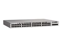 Cisco Catalyst 9200L - Network Advantage - kytkin - L3 - Hallinnoitu - 48 x 10/100/1000 (PoE+) + 4 x 10 Gigabit SFP+ (maa-satelliittiyhteys) - telineeseen asennettava - PoE+ (1440 W) C9200L-48P-4X-A