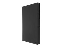 Insmat Exclusive Flip Case - Läppäkansi tabletille - polykarbonaatti, täysmartioitu nahka - musta malleihin Samsung Galaxy Tab A7 652-1254