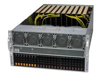 Supermicro GPU SuperServer 521GE-TNRT - telineasennettava ilman suoritinta - 0 Gt - ei kiintolevyä SYS-521GE-TNRT