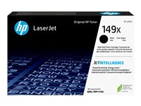 HP 149X - Suuri kapasiteetti - musta - alkuperäinen - LaserJet - väriainekasetti (W1490X) malleihin LaserJet Pro 4002, MFP 4102 W1490X