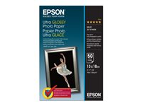 Epson Ultra Glossy Photo Paper - Kiiltävä - 130 x 180 mm 50 arkki (arkit) valokuvapaperi malleihin EcoTank ET-1810, 2810, 2811, 2814, 2815, 2820, 2825, 2826, 2850, 2851, 2856, 4800, 4850 C13S041944