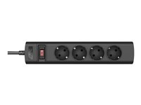 APC UPS Power Strip PZ42IZ-GR - Jatkojohto (torniin asennettava/ulkoinen) - Vaihtovirta 230 V - 2500 watti(a) - tulo: IEC 60320 C14 - lähtöliittimet: 4 (power CEE 7/3) - 1.5 m johto malleihin P/N: SMC1000IC, SMT750RMI2UC PZ42IZ-GR