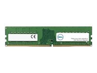 Dell - DDR5 - moduuli - 8 Gt - DIMM 288 nastaa - 4800 MHz / PC5-38400 - puskuroimaton - non-ECC malleihin Alienware Aurora R13; XPS 8950 AB883073