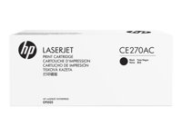 HP 650A - Musta - alkuperäinen - väriainekasetti (CE270AC) Contract malleihin Color LaserJet Enterprise CP5525dn, CP5525n, CP5525xh, M750dn, M750n, M750xh CE270AC