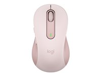 Logitech Signature M650 L - Hiiri - suuri - optinen - 5 painiketta - langaton - 2.4 GHz, Bluetooth - Logitech Logi Bolt USB-vastaanotin - ruusu 910-006237