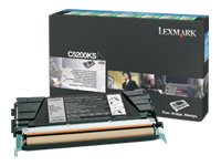 Lexmark - Musta - alkuperäinen - väriainekasetti LCCP, LRP malleihin Lexmark C520n, C530dn, C530n C5200KS