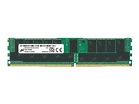 Micron - DDR4 - moduuli - 32 Gt - DIMM 288 nastaa - 3200 MHz / PC4-25600 - CL22 - 1.2 V - rekisteröity - ECC MTA18ASF4G72PDZ-3G2R