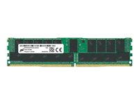 Micron - DDR4 - moduuli - 16 Gt - DIMM 288 nastaa - 3200 MHz / PC4-25600 - CL22 - 1.2 V - rekisteröity - ECC MTA18ASF2G72PDZ-3G2E1R