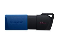 Kingston DataTraveler - USB Flash-asema - 64 Gt - USB 3.2 Gen 1 (pakkaus sisältää 2) DTXM/64GB-2P