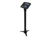 Compulocks Surface Pro 3-7 Space Enclosure Portable Floor Stand - Kioski - varkaudenesto malleihin tabletti - lukittava - rauta, korkealaatuinen alumiini - musta -näytön koko: 12" - lattialla seisova malleihin Microsoft Surface Pro 3, Pro 4, Pro 5, Pro 6, Pro 7, Pro 7+ 147B540GEB