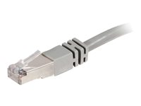 C2G Cat5e Booted Shielded (STP) Network Patch Cable - Kytkentäkaapeli - RJ-45 (uros) to RJ-45 (uros) - 50 m - STP - CAT 5e - valettu - harmaa 83759