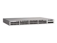 Cisco Catalyst 9200L - Network Advantage - kytkin - L3 - 48 x 10/100/1000 (PoE+) + 4 x 10 Gigabit SFP+ (maa-satelliittiyhteys) - telineeseen asennettava - PoE+ (370 W) C9200L-48PL-4X-A