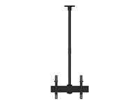 Multibrackets M Pro MBC1U - Asennuspakkaus (kattoasennus) malleihin LCD-näyttö - alumiini, teräs - musta -näytön koko: 40"-65" - kattoon asennettava 7350073733446