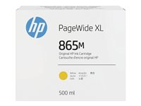 HP 865M - 500 ml - keltainen - alkuperäinen - PageWide XL - mustepatruuna malleihin PageWide XL 3920, 4200, 4700, 5200, 8200 3ED88A