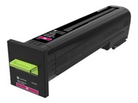 Lexmark - Tuottoisa - magenta - alkuperäinen - väriainekasetti LCCP, LRP, Lexmark Corporate malleihin Lexmark CX820de, CX820dtfe, CX825de, CX825dte, CX825dtfe, CX860de, CX860dte, CX860dtfe 82K2HME