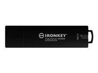 Kingston IronKey D500SM - USB Flash-asema - salattu - 16 Gt - USB 3.2 Gen 1 - TAA-yhteensopiva IKD500SM/16GB