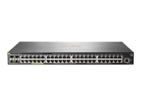 HPE Aruba 2930F 48G PoE+ 4SFP - Kytkin - L3 - Hallinnoitu - 48 x 10/100/1000 (PoE+) + 4 x Gigabit SFP (uplink) - räkkiin asennettava - PoE+ (740 W) - remarketing-tuotteet JL557AR#ABB