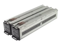 APC Replacement Battery Cartridge #44 - UPS akku - 2 x akku/paristo - Lyijyhappo - 960 Wh - musta malleihin Smart-UPS RT 10000VA, 3000, 5000, 7500 RBC44EB