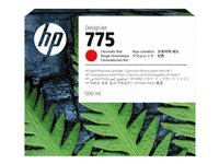 HP 775 - 500 ml - kromaattinen punainen - alkuperäinen - DesignJet - mustepatruuna malleihin DesignJet Z6 Pro 1XB20A