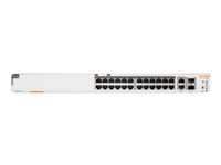 HPE Aruba Instant On 1960 24G 20p Class4 4p Class6 PoE 2XGT 2SFP+ 370W Switch - Kytkin - L3 Lite - Hallinnoitu - 24 x 10/100/1000 + 2 x 10 Gigabit SFP+ + 2 x 100/1000/10GBase-T - telineeseen asennettava - PoE (370 W) JL807A#ABB