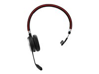 Jabra Evolve 65 SE MS Mono - Kuuloke + mikrofoni - korvien päällä - Bluetooth - langaton - USB - sertifioitu Microsoft Teamsille malleihin Jabra Evolve; LINK 380a MS 6593-833-309