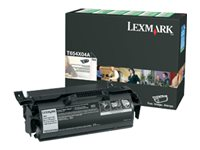 Lexmark - Erittäin tuottoisa - musta - alkuperäinen - väriainekasetti LCCP, LRP malleihin Lexmark T654dn, T654dtn, T654n T654X04E