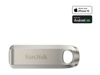 SanDisk Ultra Luxe - USB Flash-asema - 128 Gt - USB-C 3.2 Gen 1 SDCZ75-128G-G46