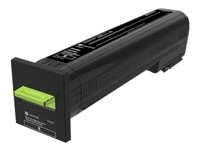 Lexmark - Erittäin tuottoisa - musta - alkuperäinen - väriainekasetti LCCP, LRP malleihin Lexmark CS820, CX820, CX825, CX860 72K2XK0